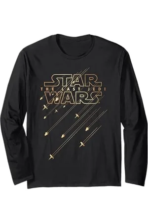STAR WARS Logo des Golden Star Fighters de Les Derniers Jedi Manche Longue