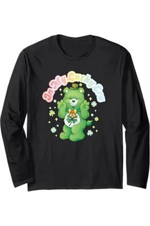 Care Bears Ours porte-bonheur dans mon époque chanceuse Manche Longue