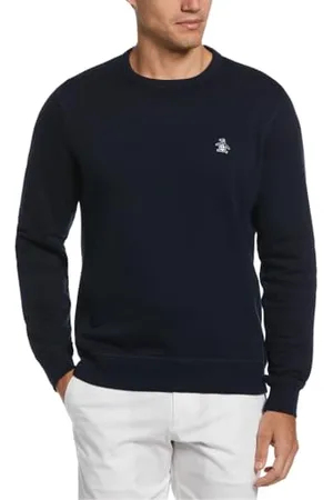 Original Penguin L/S Sticker Pete Polaire Crew Maillot de survêtement, , L Homme