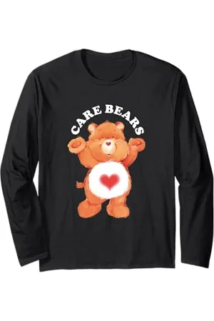 Care Bears Tenderheart tenant le logo Manche Longue