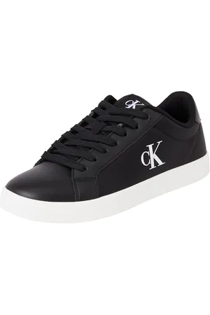 Calvin Klein Baskets Cupsole Femme Basses, Noir (Black/Bright White), 39