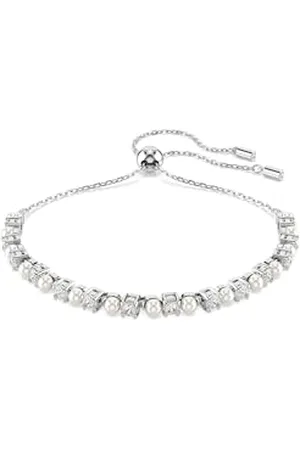 Swarovski Bracelet Matrix, Perle de cristal, Taille ronde, , Métal rhodié
