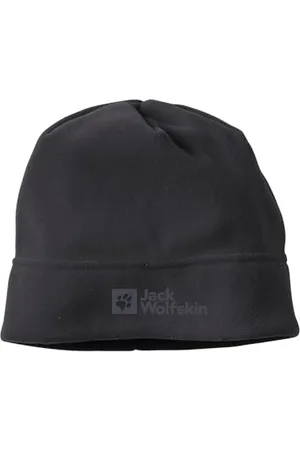 Jack Wolfskin Real Stuff Beanie Hat Mixte, Black, Taille Unique