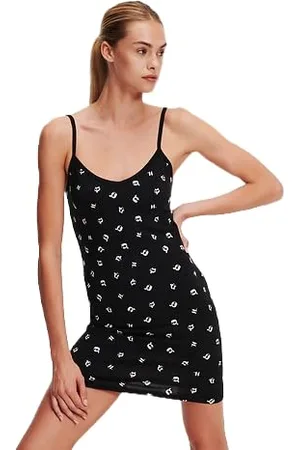 Karl Lagerfeld Ikonik 2.0 Strappy PJ Dress, Chemise de Nuit