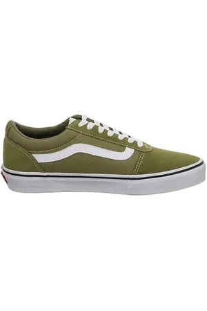 Vans Homme Filmore Decon Basket, Suede/Canvas Olive/White, 40.5 EU