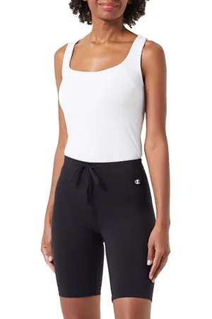 Champion Legacy Icons W-Cotton Lycra Script Logo Crop Leggings, , S Women