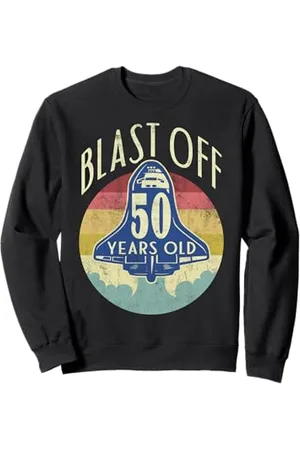 Nasa Poster rétro navette spatiale Blast Off 50e anniversaire Sweatshirt