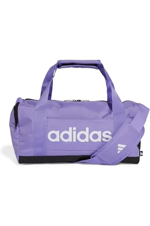 adidas Mixte Essentials Linear Duffel Bag, Shadow Navy/Black/White, XS