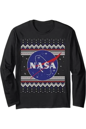 Nasa Pull moche à logo classique de la Manche Longue