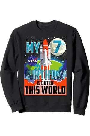 Nasa Poster My 7th Birthday Is Out Of The World Sweatshirt
