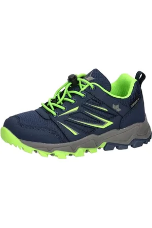 LICO Bendigo Chaussure de Trail, Bleu Marine, Citron, 41 EU