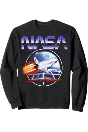 Nasa Space Explorer des années 80, chrome fluo, rétro, vintage Sweatshirt