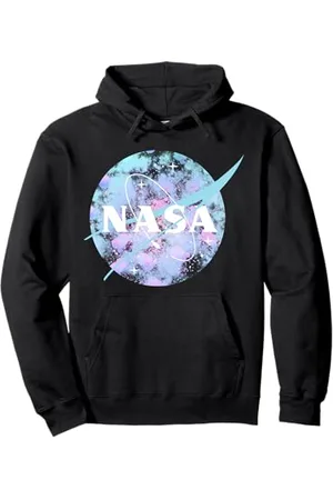 Nasa Logo Spray Paint Splatter Sweat à Capuche