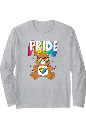 Care Bears Rainbow Pride Tenderheart Ours mignon dessin animé Manche Longue