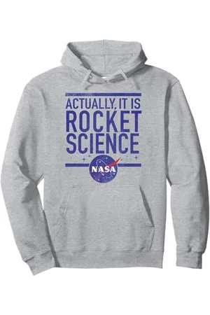 Nasa Logo Actually, It Is Rocket Science Text Logo Sweat à Capuche