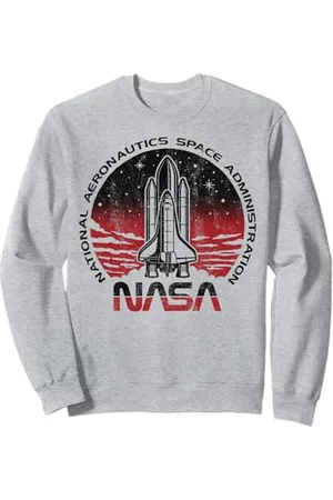 Nasa Écusson Initiate Sequence - Rouge et noir Sweatshirt