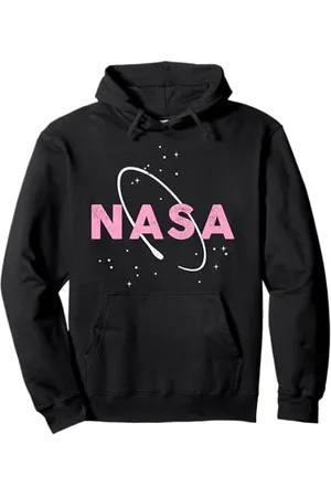 Nasa Logo rose avec anneau espace blanc Sweat à Capuche