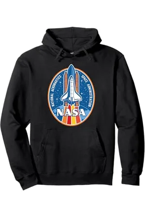 Nasa Patch navette spatiale bleu coloré de la Sweat à Capuche