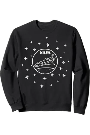 Nasa Croquis blanc du logo Doodle de la navette de la Sweatshirt