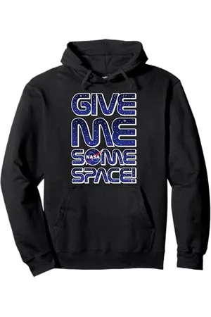 Nasa Give Me Some Space Round Font Texte Sweat à Capuche