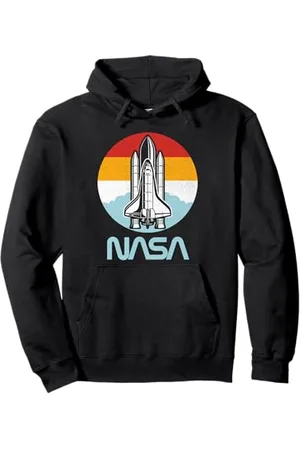 Nasa Poster simple coloré de la Navette spatiale Sweat à Capuche