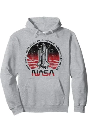 Nasa Écusson Initiate Sequence - Rouge et noir Sweat à Capuche