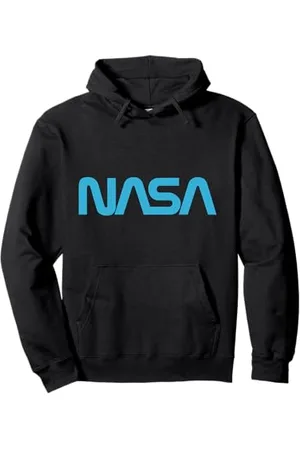 Nasa Logo Simple Bold Blue Connected Sweat à Capuche