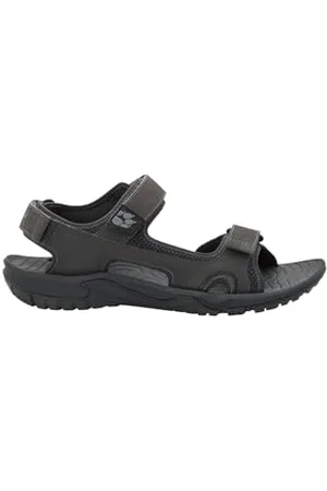 Jack Wolfskin Homme LAKEWOOD CRUISE SANDAL M Sandales de Randonnée, Gris (Phantom 6350), 39.5 EU