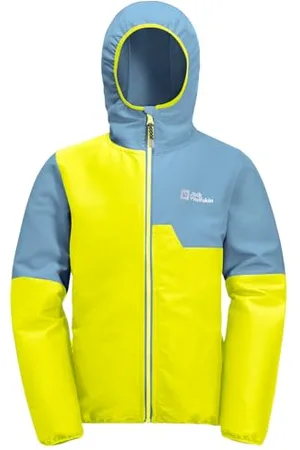 Jack Wolfskin Turbulence Hooded JKT K Veste Softshell, , 176 Unisex Kinder