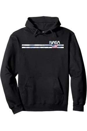 Nasa Drapeau des États-Unis de la à rayures Sweat à Capuche