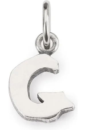 Trollbeads TAGBE-20296 Pendentif lettre pour bracelet, chaîne, porte-clés, idée cadeau, argent sterling, TAGBE-20270, taille unique, Argent sterling, Pas de gemme