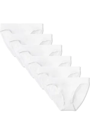 Amazon Bas de bikini en coton (grandes tailles disponibles) Femme, Lot de 6, , 44
