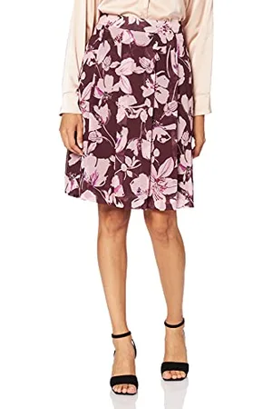 Daniel Hechter Chiffon Skirt Jupe, Rouge (Beet Red 365), 36 Femme