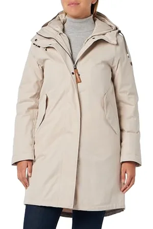 Camel Active Manteau Long Texxactive Aspect Coton, , 54 Femme