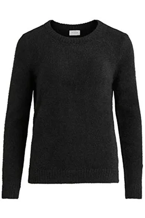 VILA NOS Vifeami O-Neck L/S Knit Top/Su-Noos Sweater, , S Femme