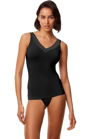Triumph Feel of Modal Tank Top Shirt Femme, Black, L