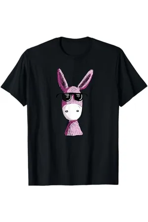 MODARTIS Design Drôle Âne avec Lunettes de Soleil T-Shirt