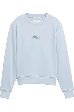 TOM TAILOR 1045281 Maillot de survêtement, 34110-Soft Foggy Light Blue, 164 Garçon