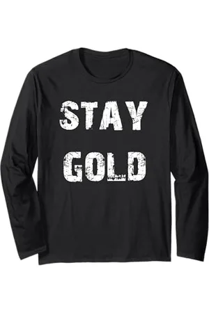 Buy Cool Shirts Restez Gold Manche Longue