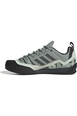 adidas Mixte Terrex Swift Solo 2.0 Hiking Shoes Chaussures de randonnée, Silver Green/Legend Ivy/Linen Green, 38 2/3 EU