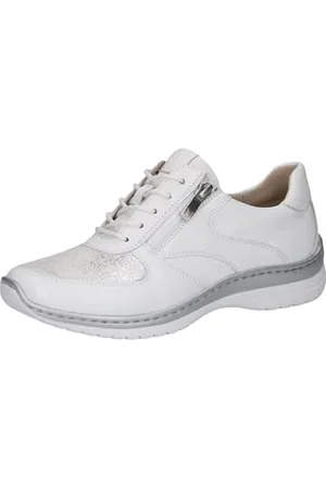 Caprice Femme Damen 9-23718-44 Basket, White/Silver, 38 EU Large
