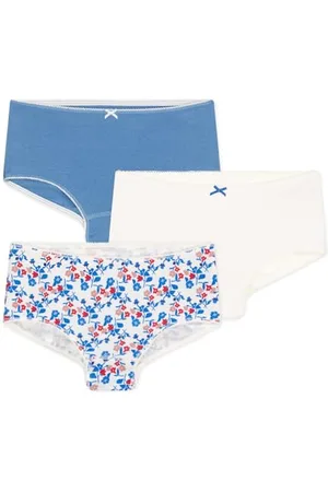 Petit Bateau A0DJH Shorties, , 14 Ans (Lot de 3) Fille