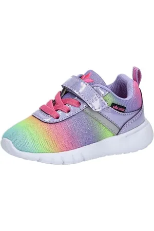LICO Garçon Unisex Kinder Cakes Vs Chaussures pour Apprendre à Marcher, Violet, Rose, Turquoise, 21 EU