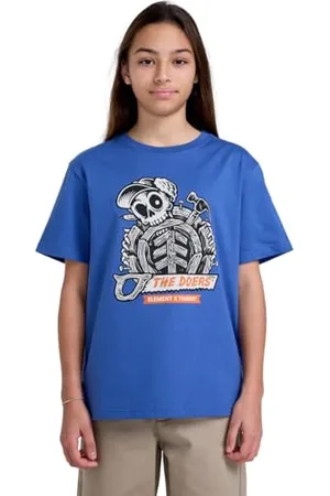Element Timber Icon - T-Shirt à Manches Courtes - Garçon Enfant 8-16 - Bleu.