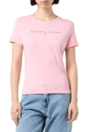 Tommy Hilfiger TJW Slim Linear Tee EXT DW0DW18398 T-Shirt S/S, , L Femme