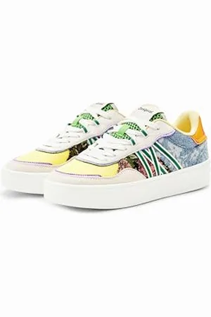 Desigual Femme Shoes_Fancy_Patch Basket, Finition du matériau, 40 EU