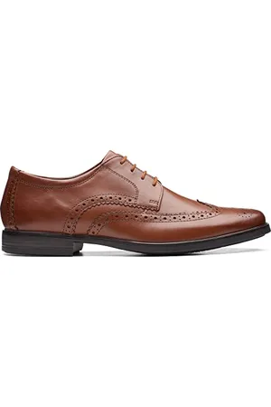 Clarks Homme Howard Wing all product categories > shoes bags mens lace ups other , Tan Foncé, 41 EU
