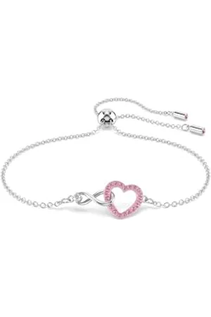 Swarovski Bracelet Infinity, Cœur et infini, , Métal rhodié