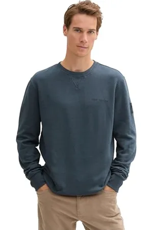 TOM TAILOR 1044007 Maillot de survêtement, 36825-Stormy Blue Grindle, S Homme