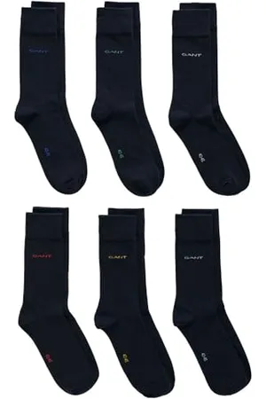 GANT Lot de 6 Paires de Chaussettes en Coton Doux, , 43-45 Homme